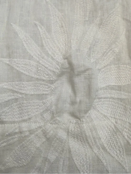 Joie White 100% Linen Casual Pants - Picture 4 of 6